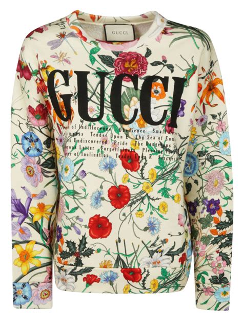 gucci flower ssweatshirt|Gucci sweatshirt women's cheap.